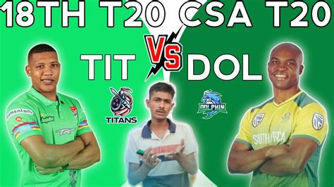 Titans vs Dolphins, 18th Match .